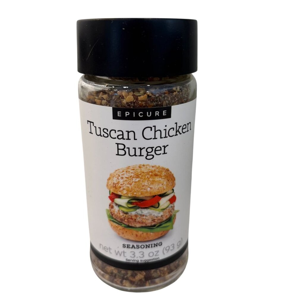 Epicure Tuscan Chicken Burger Seasoning 3.3 Oz
